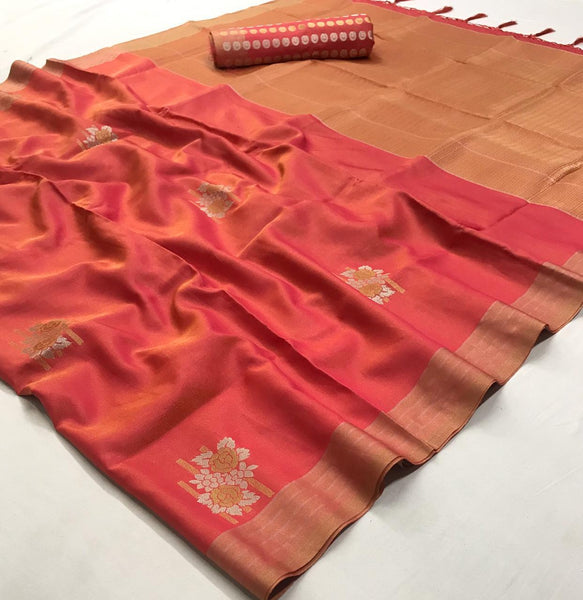 Wear Affair Women's Traditional kainora silk Saree With Designer Blouse