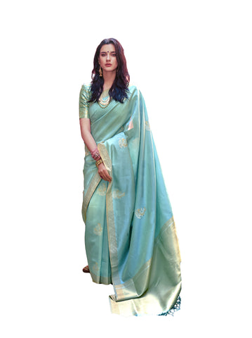 Wear Affair Women's Traditional kainora silk Saree With Designer Blouse