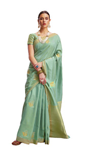 Wear Affair Women's Traditional kainora silk Saree With Designer Blouse